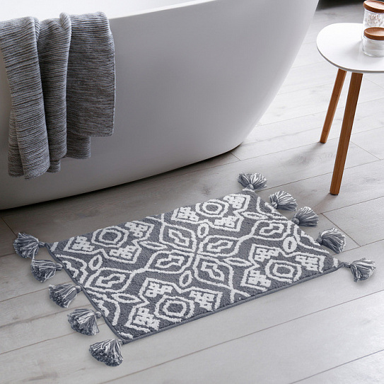 Коврик для ванной комнаты с кисточками Iddis Décor DT01P58i12