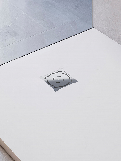 Душевой поддон прямоугольный 70х150 Ø 90 мм RGW Stone Tray ST-0157W белый
