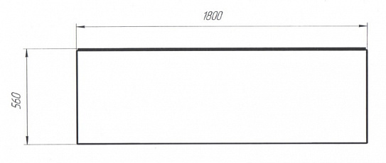 Панель фронтальная 1Marka FLAT 180 Dinamika/AELITA/Modern/Elegance