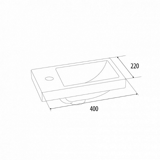 Тумба с раковиной 40 см IDDIS Torr 40 TOR40W1i95K