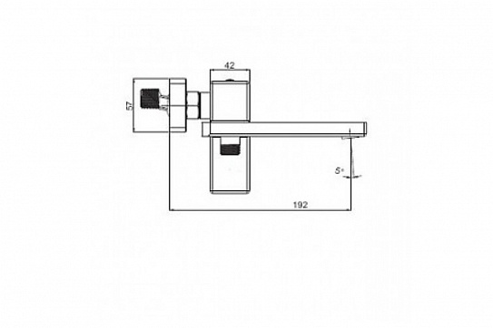 Смеситель для ванны Gappo G3218