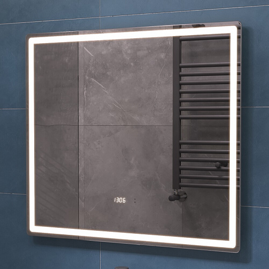 Зеркало в ванную 80х70 VIGO Geometry Luxe 800 на взмах