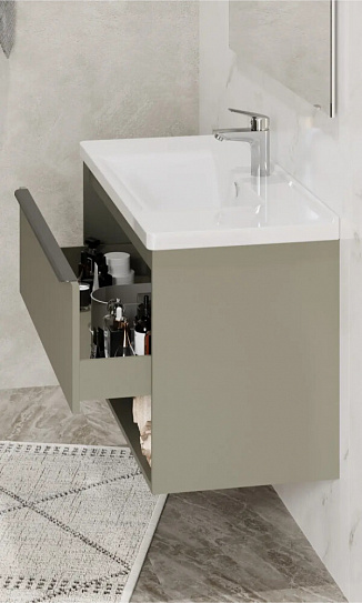 Тумба под раковину Aquaton Хоуп 100 Хаки 1A287401HP9D0 (под ум-к Миранда 100)