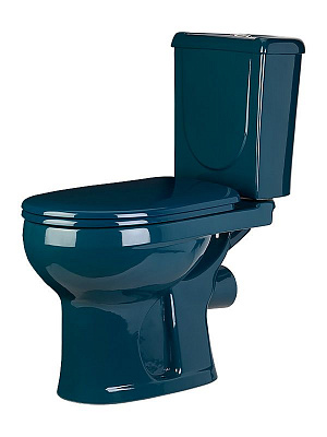 Унитаз-компакт Оскольская Керамика Ирида-Антивсплеск зеленый 40301110402