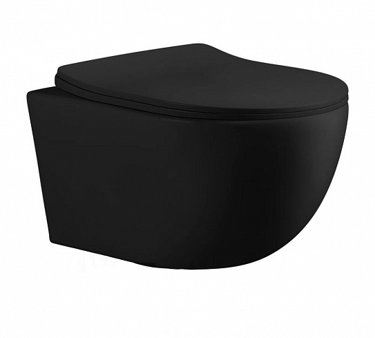 Унитаз подвесной черный Cerutti SPA ORLTER Aria MBF 10017
