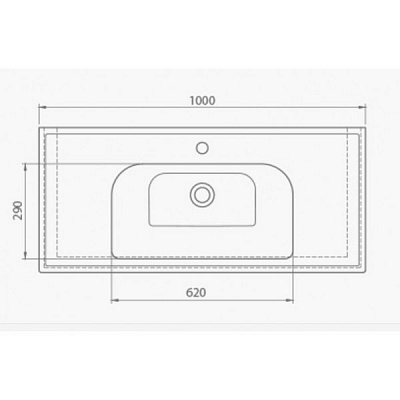 Раковина Frame 100