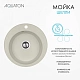 Мойка кухонная круглая AQUATON Шелли 1A734732SS240 жемчуг