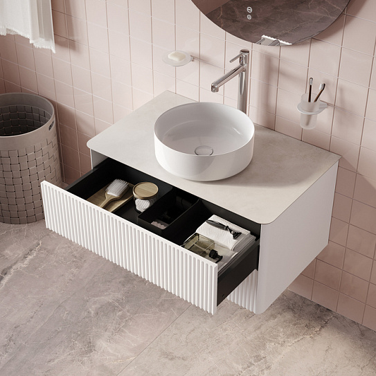 Тумба подвесная со столешницей 80 Iddis Aiger AIG80W0i95K