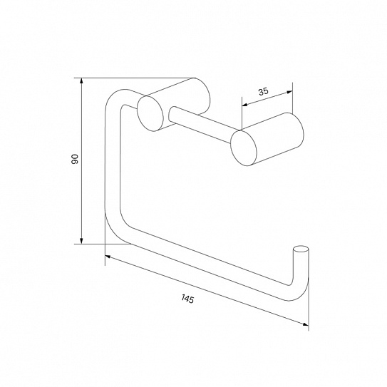 Держатель для туалетной бумаги IDDIS Petite белый матовый PETWT00i43