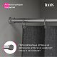 Карниз для ванной комнаты 110-200 хром глянцевый Iddis Elegante RSC0120i14