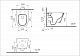 Подвесной безободковый унитаз Vitra Vortex M50  тонкая крышка-сиденье с микролифтом 8302B003-6404