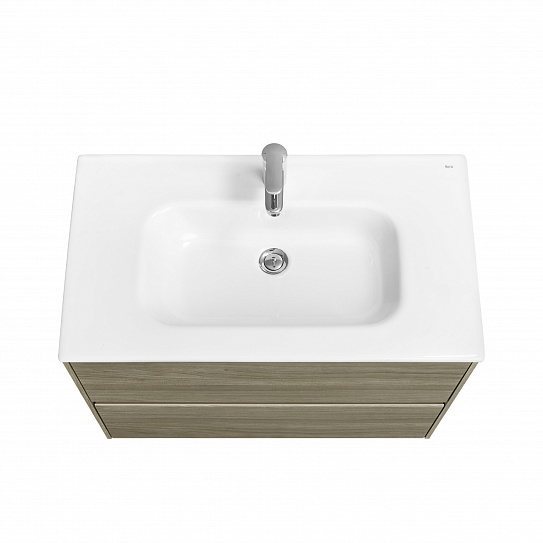 Тумба под раковину Roca Ona 800 темный вяз 2 ящика A857630511