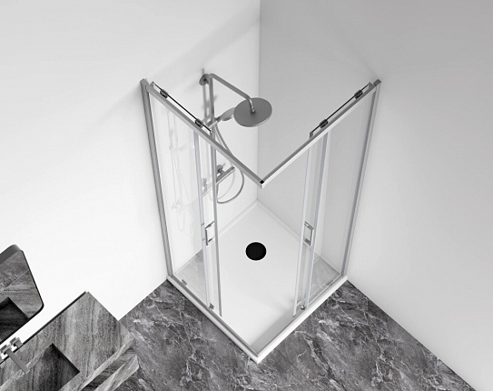 Душевой уголок GoodDoor Cube CR-90-C-CH 90х90 КУ00005