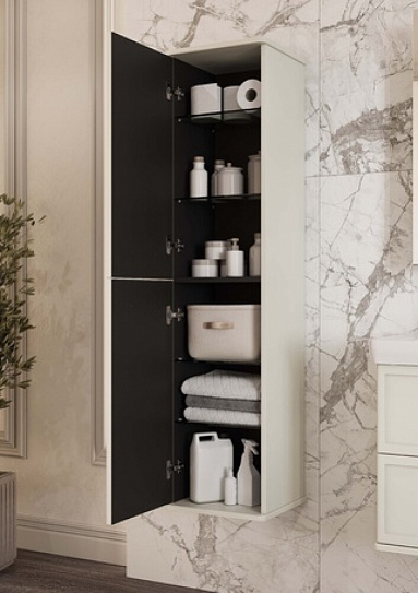 Шкаф-колонна Aquaton Нео-Классика Белый камень 1A284603NCTG0