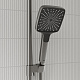 Душевая система с тропическим душем и изливом, матовый графит, Parker, IDDIS, PARGM3Fi06