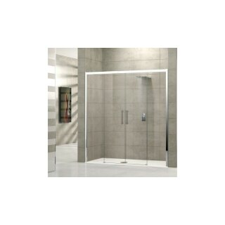 Душевое ограждение Novellini Rose Rosse 2A 156-162 Chrome Clear ROSE2A156-1K