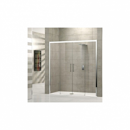 Душевое ограждение Novellini Rose Rosse 2A 156-162 Chrome Clear ROSE2A156-1K