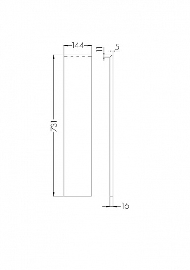 Фасад для тумбы Aquaton Лондри 20 1шт. Дуб Рустикальный 1A275001LHDR0 (без корпуса, только фасад)