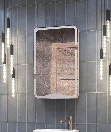 Зеркальный шкаф в ванную 45 см Vigo Callao 450 zsh.CAL.45