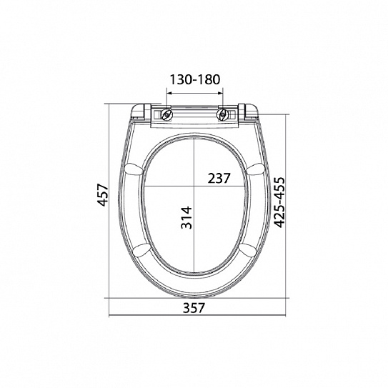 Сиденье для унитаза из полипропилена Iddis, Soft Close, 004, IDDIS, 004PPS3i31 с микролифтом