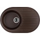Мойка гранитная овальная Юкинокс Амур 765.495.-93 шоколад