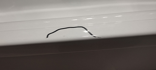 Ванна стальная 170х70 ANTIKA с рантом А-70001 с опорной подставкой (УЦЕНКА)