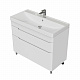 Тумба напольная MIRSANT Flat 100/2 (раковина Astra 100,Line 100) (рак. 268528, 268529 в комплект не входит)