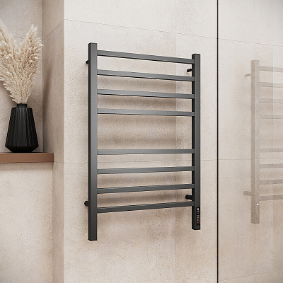 Полотенцесушитель электрический Ватикан П8 500х800 КС ГРАФИТ ( new встроен диммер)