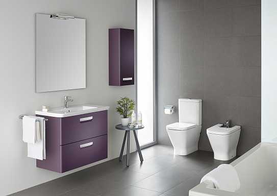 Тумба с раковиной Roca The Gap 60 фиолетовая ZRU9302742