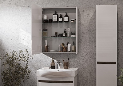 Тумба под раковину Aquaton Нортон 65 белая 1A248801NT010