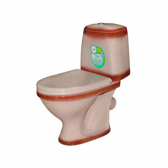 Унитаз-компакт Santeri Соната декор бежевый 1.P201.2.S07.00B.F