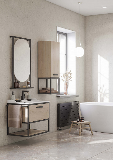 Тумба под накладную раковину Aquaton Лофт Фабрик 65 дуб эндгрейн 1A242301LTDU0