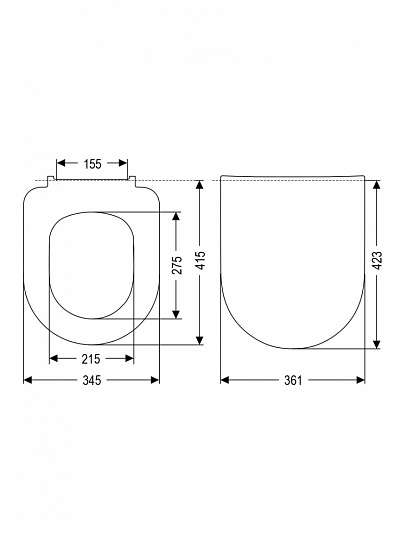 Сиденье Roca Ona дюропласт, микролифт ZRU9310293