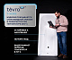 Ванна стальная TEVRO форма Тонда 2,7 мм 150х75х40 (белый лотос) + опорная подставка ОР-91200 ВИЗ