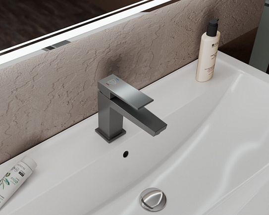 Смеситель для умывальника RUSH Thira TR3635-12Grey