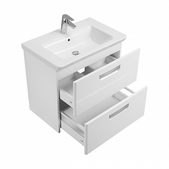 Тумба под раковину Roca The Gap 70 белый глянец ZRU9302878