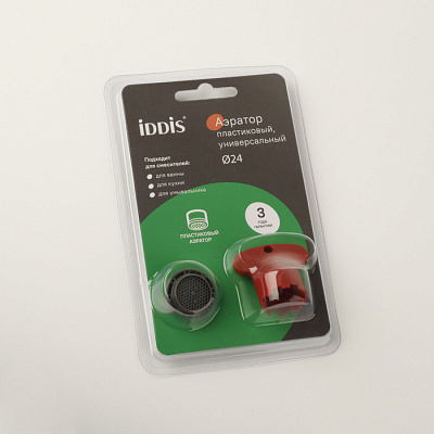 996P24V3SM Аэратор M24, бескорпусный, наружная резьба, пластик