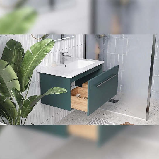 Тумба подвесная Posse 850-0-1 верде Velvex tpPOS OSK 85 1Y (рак 234337)