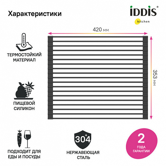 Ролл-мат Iddis Kitchen Line ROL35BLi59
