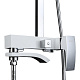 Душевая система с тропическим душем Gappo G07-8 G2407-8, белый/хром