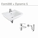 Раковина Vitra Form 300 + смеситель + сифон