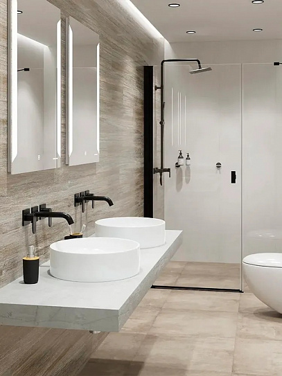 Раковина накладная 40 см круглая Sanita Luxe Best Slim 40 BST40SLWB01S