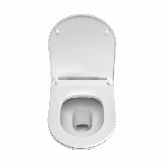 Сиденье Roca The Gap Round микролифт, тонкое, быстрое снятие, быстрое снятие, дюропласт 801D12007