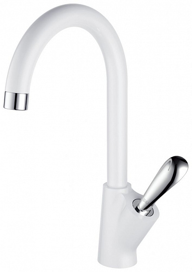 Смеситель для кухни d&k venice.Baciano Da1032456 высокий белый-хром