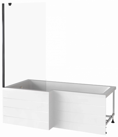 Шторка для ванны 90см Good Door Screen BS-90-C-B