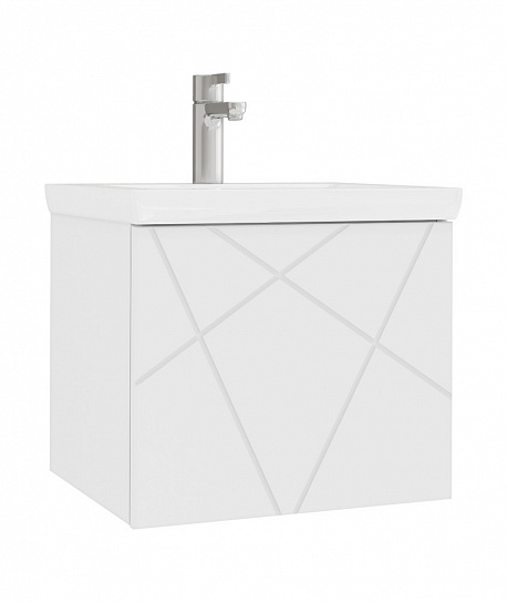 Тумба с раковиной Vigo Geometry 500-0-1 навесная