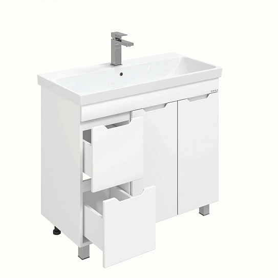 Тумба с раковиной напольная Onika АЙЛЕНД 90 с корзиной 109030 NEW