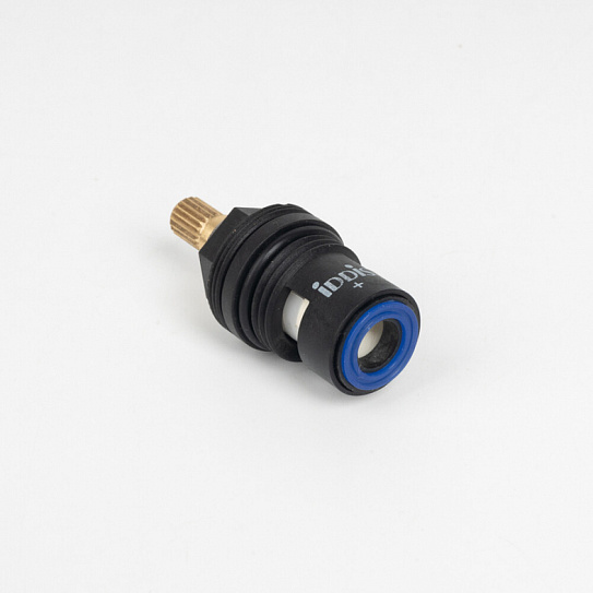 Кран-букса для смесителя, керамика, пластик, 90°, 20 зубцов, G1/2