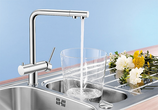 Смеситель для кухни Blanco Fontas II хром с каналом под фильтр. воду 525137