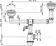 Сифон для мойки AlcaPlast A454P